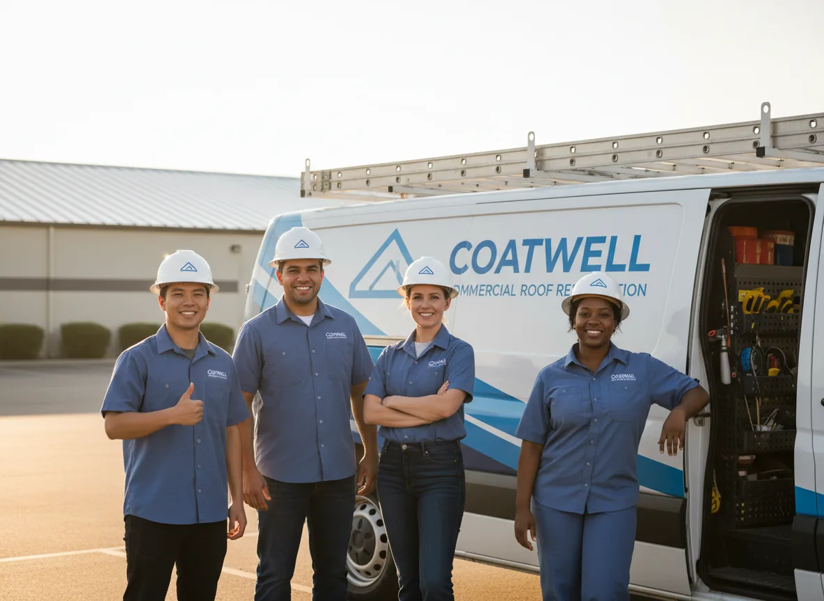 Commercial roof coating company in Counce, TN